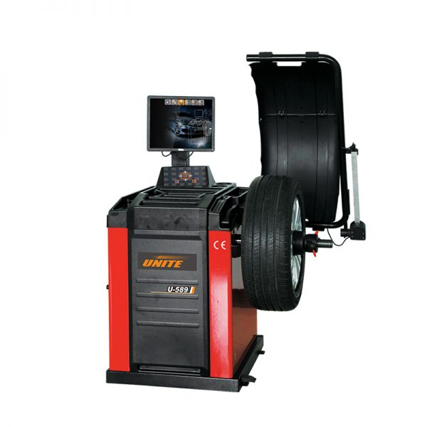 U-589 LED Display Wheel Balancer with OPT Function & Split and Hidden Weight Solution